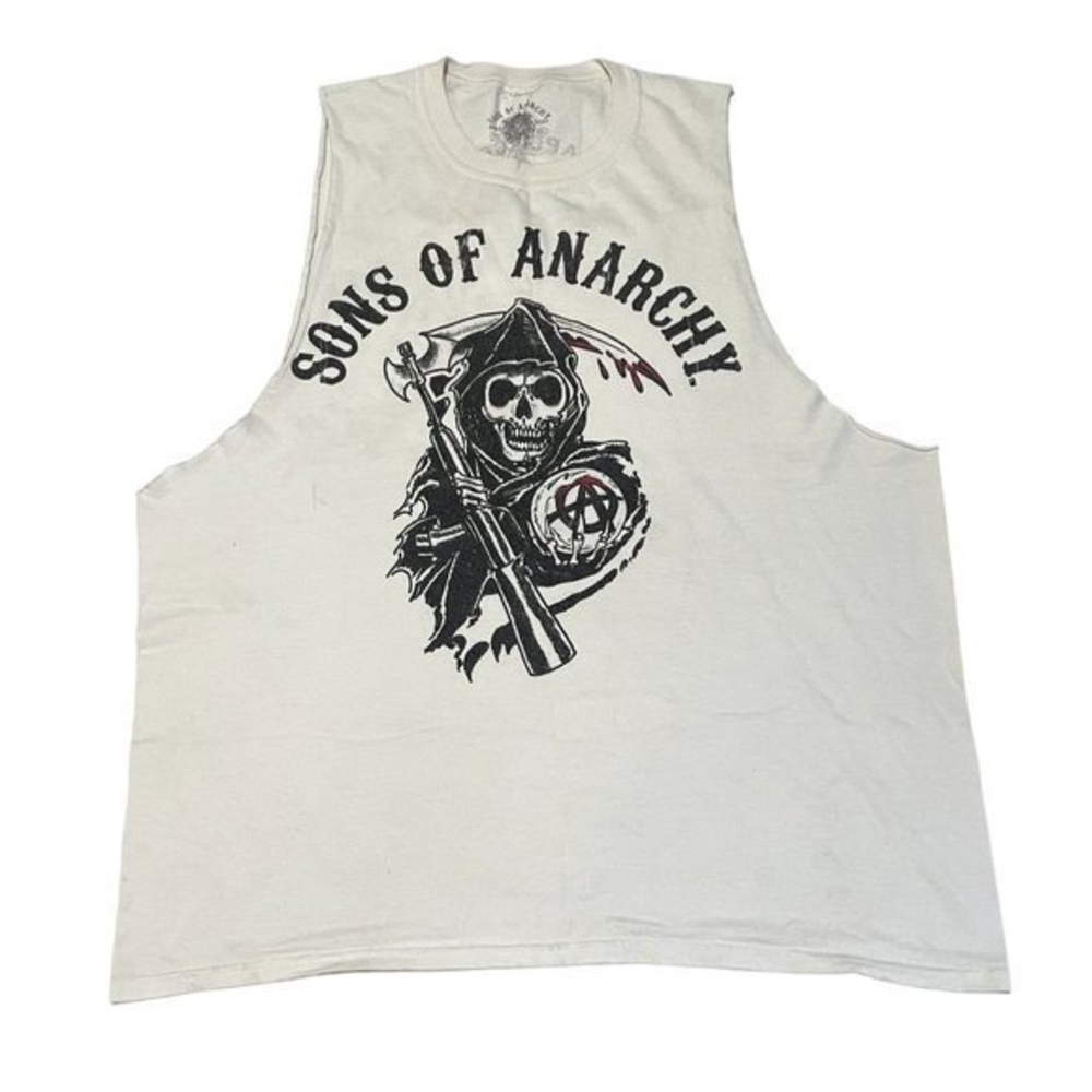 SONS‎ OF ANARCHY WHITE TANK SIZE XL B1